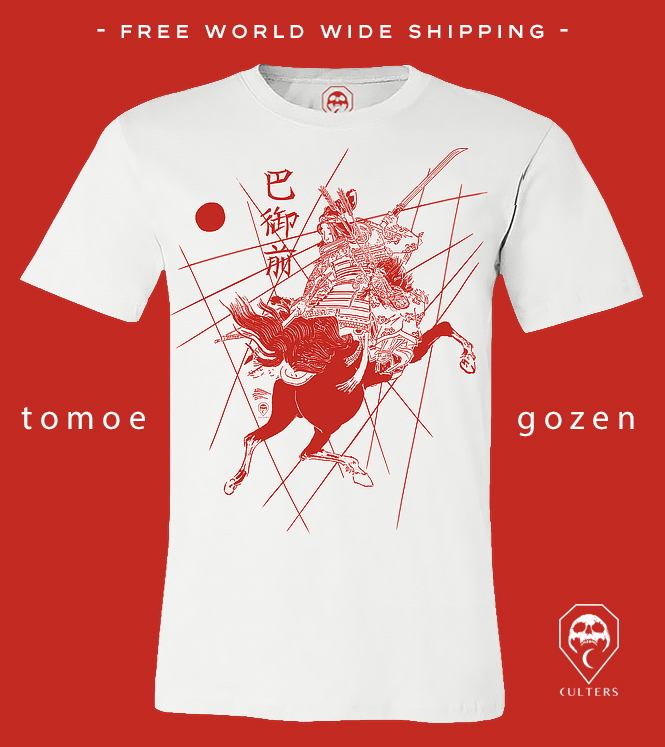 Tomoe Gozen Camiseta Onna-Bugeisha