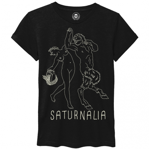 Saturnalia - Black T-shirt