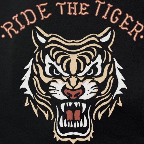 Ride the tiger - Black Hoodie