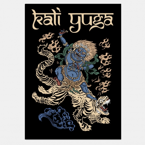 Póster Negro Kali Yuga (50x70)