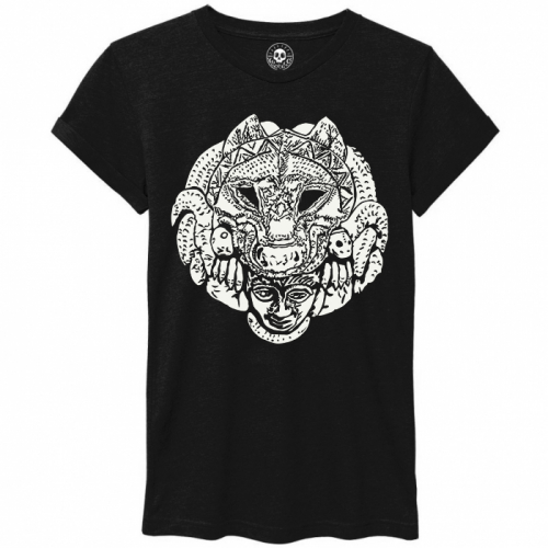 Wolf warrior - Black T-shirt