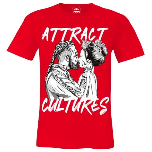 Attract Cultures - Red T-Shirt