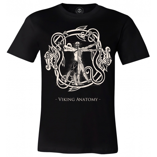 Viking Anatomy - Black T-Shirt